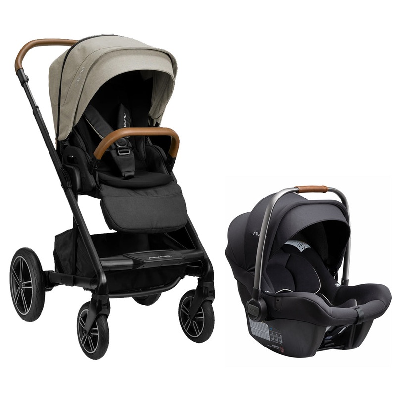 Nuna MIXX Next + PIPA Lite R Travel System Bundle – Timber/Caviar