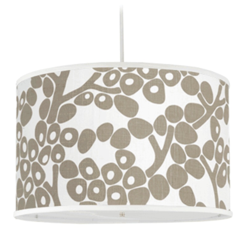Oilo Modern Berries Large Cylinder Light in Taupe
