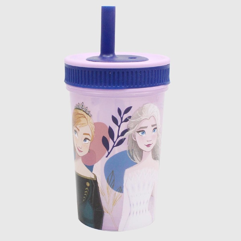 Stor Frozen Leakproof Silicone Straw Tumbler 465 ML