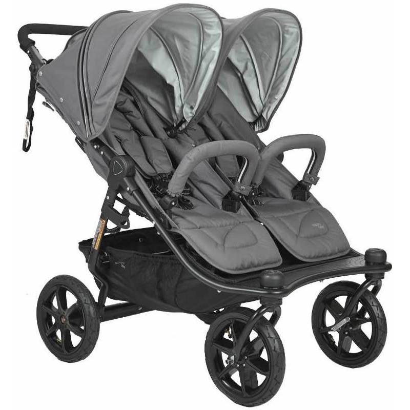 Valco Tri Mode Duo X Side by Side Double Stroller – Dove Grey