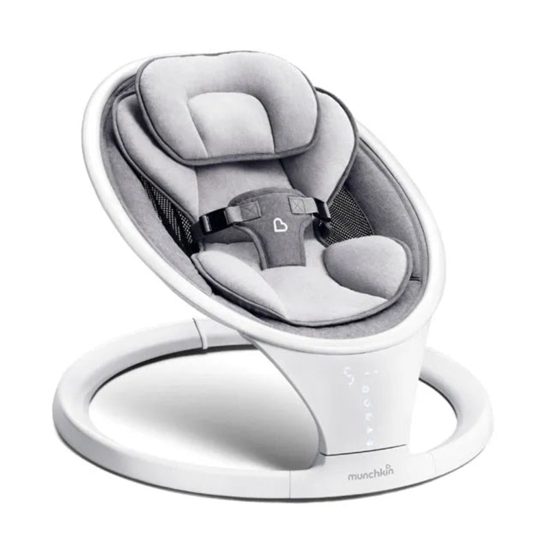 Bluetooth Enabled Baby Swing – Gray