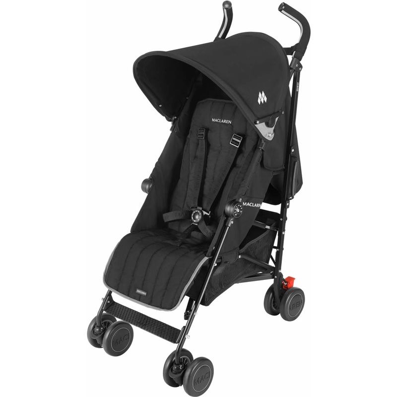 Maclaren Open Box Quest Sport Stroller – Black / Black
