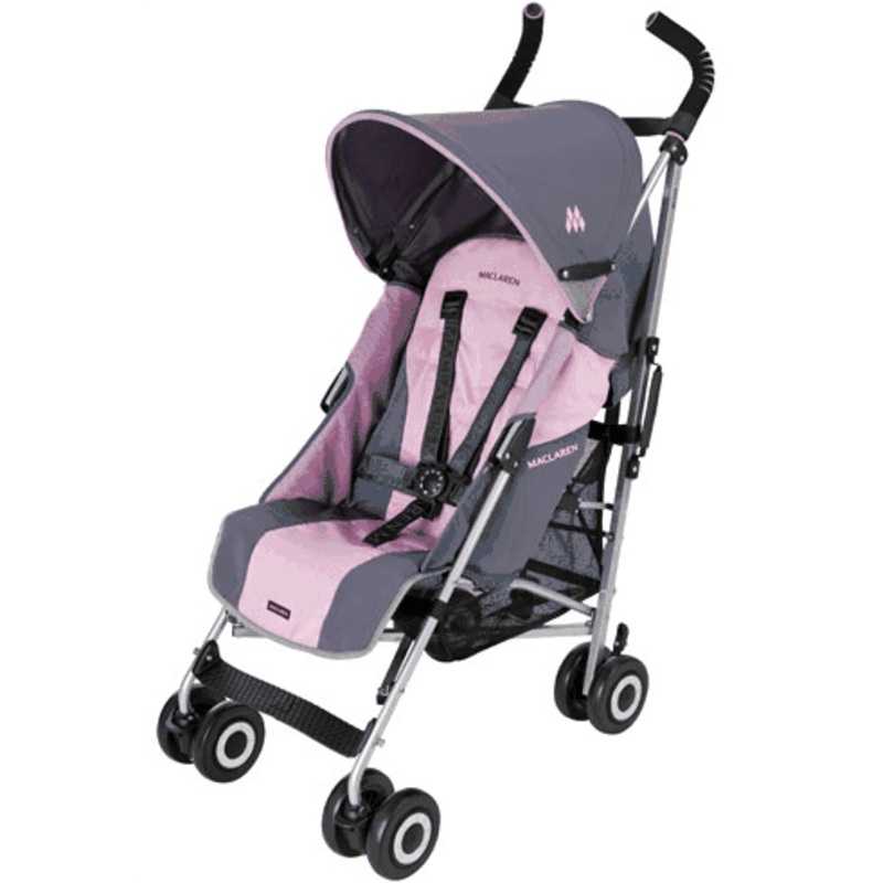 Maclaren Quest Sport 2008 Stroller Charcoal / Powder Pink