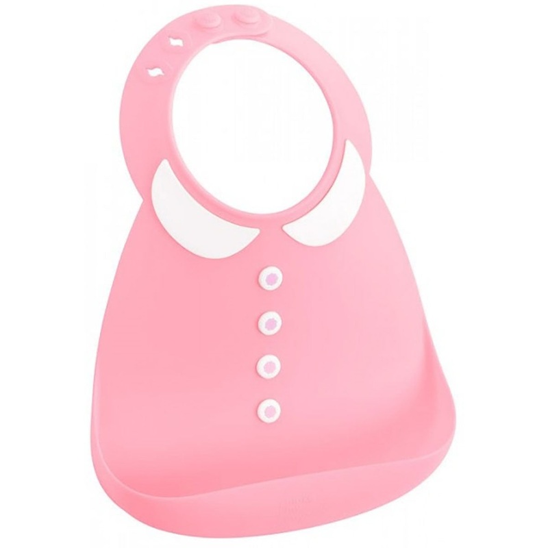 Make My Day Baby Bib – Peter Pan Pink