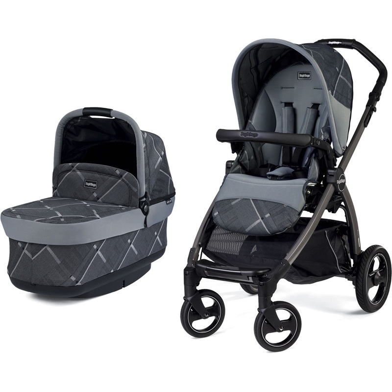 Peg Perego Book Pop Up Stroller – Portraits Grey