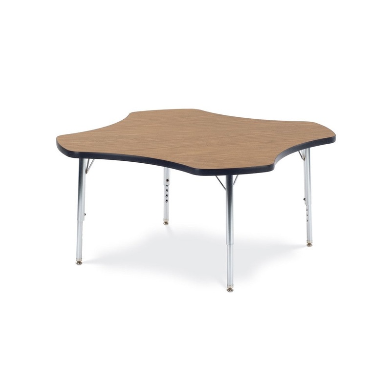 Adjustable Activity Table (Clover), 17″-25″H, (48″)