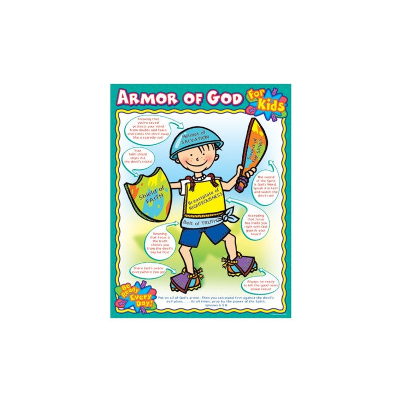 Armor of God for Kids Chart