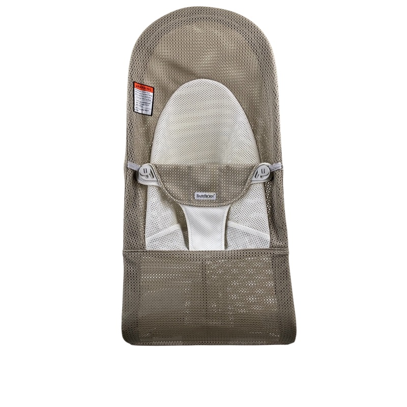 BabyBjorn Bouncer Balance, Gray Beige Mesh, Light Gray Frame