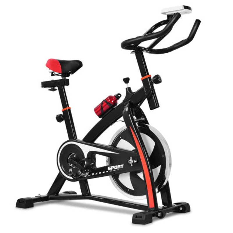 Household Adjustable Indoor Exercise Cycling Bike Trainer With Electronic Meter
