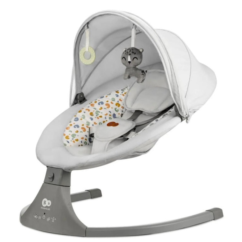 Kinderkraft Lumi 2 Baby Swing  Light Gray