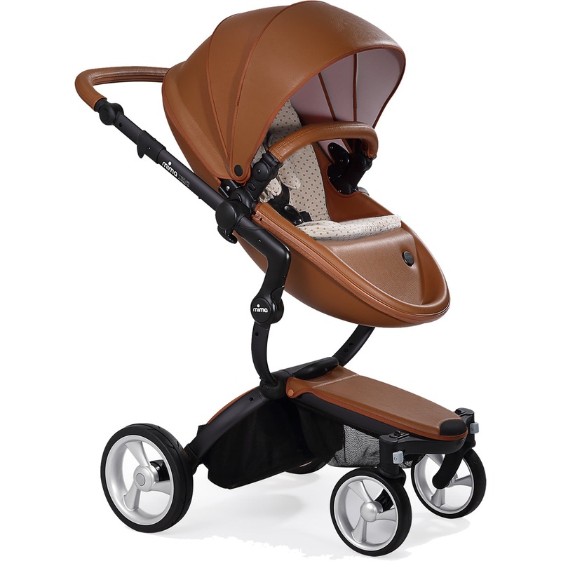Mima Xari Complete Stroller, Black – Camel / Sandy Beige