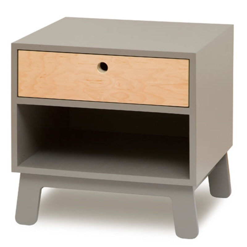 Oeuf Sparrow Collection Night Stand in Grey