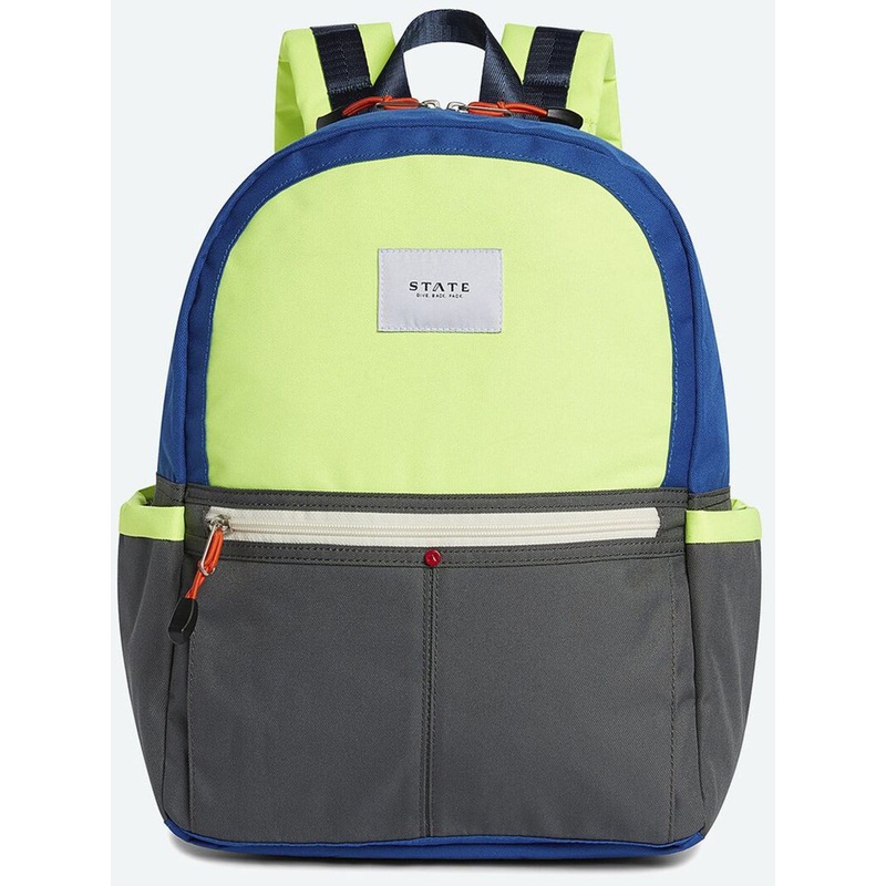 State Bags Kane Backpack Diaper Bag – Lime/Gray