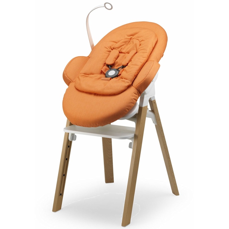 Stokke Steps Newborn Bouncer Seat – Natural/Orange