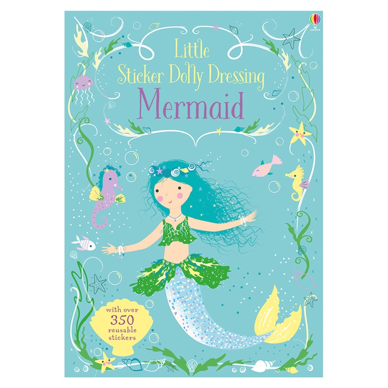 Usborne Little Sticker Dolly Dressing Mermaid