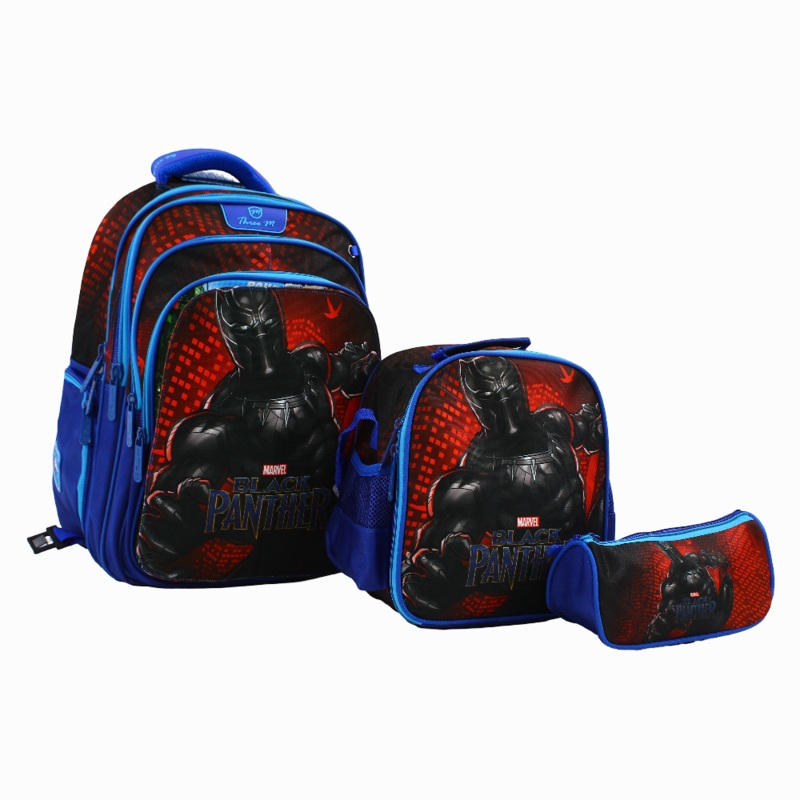 Black Panther School Set 3 Faces in 1  17 Inches