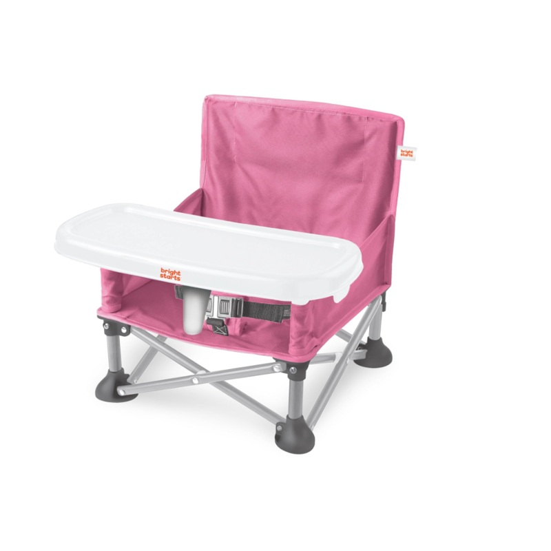 Bright Starts Pop ‘N Sit Portable Booster, Pink