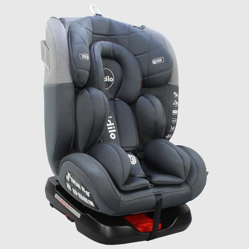 Grey Kidilo Car seat Isofix