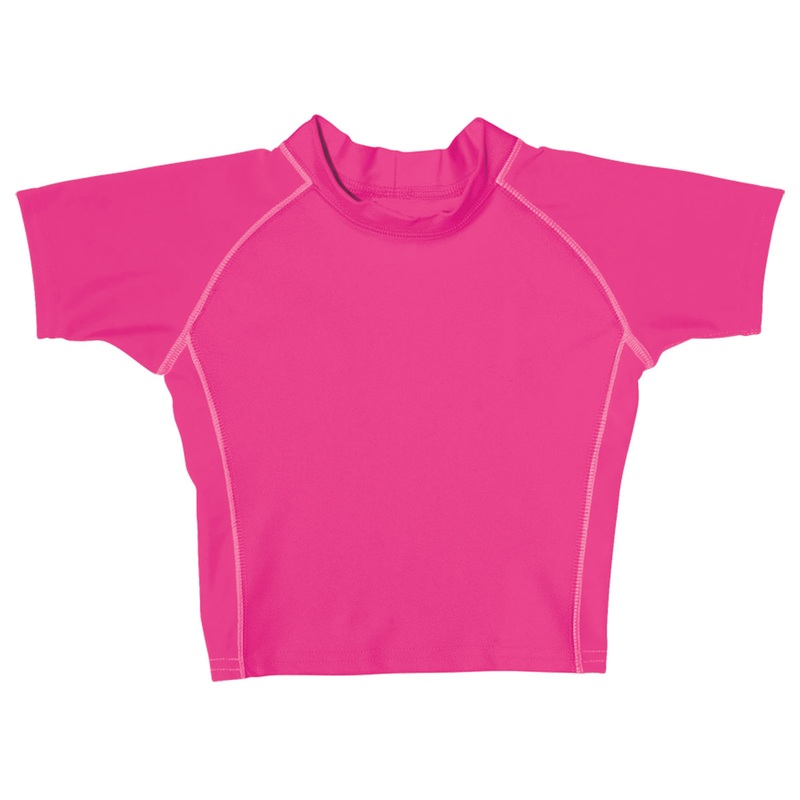 iPlay Short Sleeve Rashguard – Hot Pink – Medium (12mo)