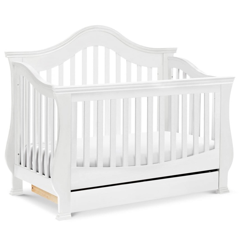Million Dollar Baby Ashbury 4-in-1 Convertible Crib – White