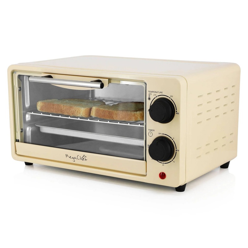 9L Electric Counter Top Toaster Oven – Cream