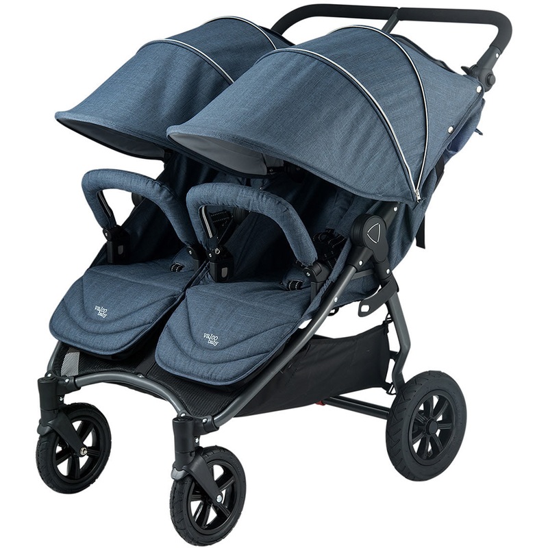 Valco Neo Twin Tailormade Double Stroller – Denim Blue
