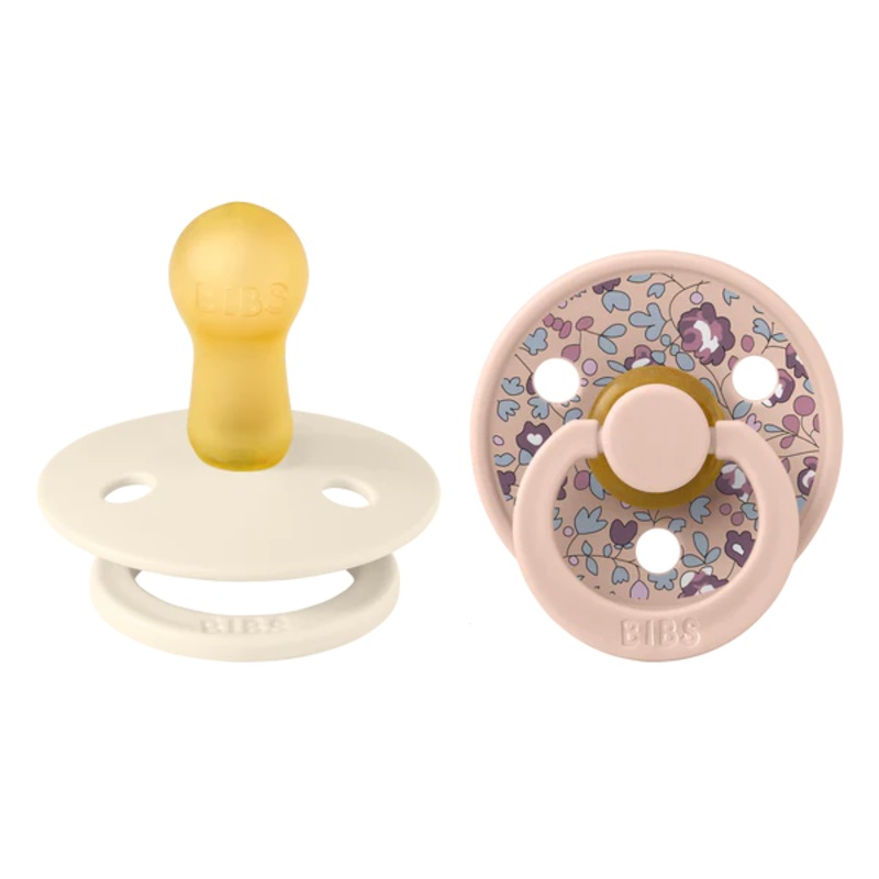 BIBS X Liberty Latex Pacifier 2-Pack (Eloise Blush Mix)