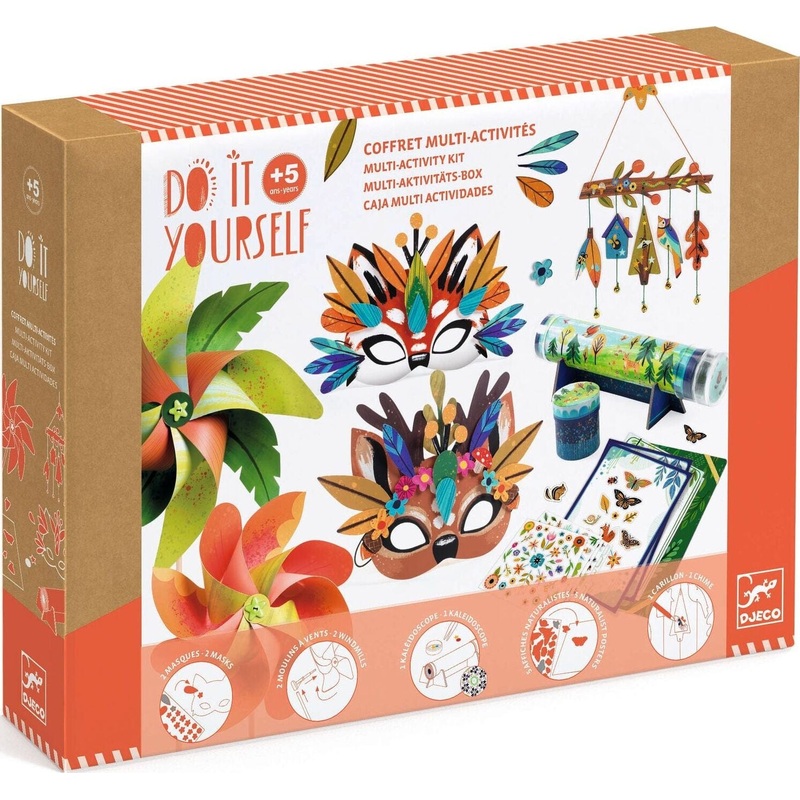 Djeco Nature Multi Activity Kit – Art Kits for Kids
