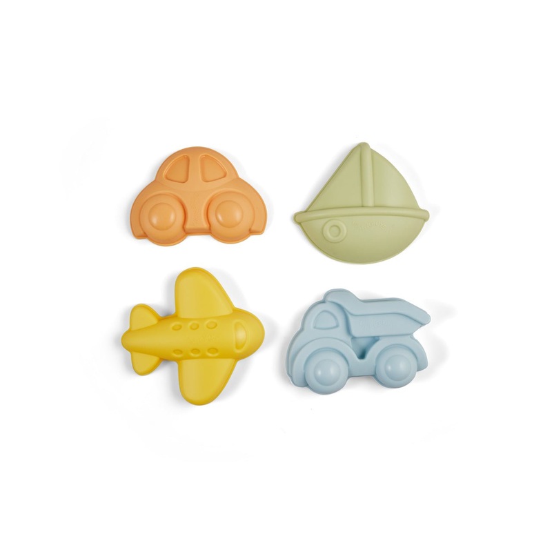 Ecoline – Set of 4 Vehicle Sand Moulds by Viking Toys