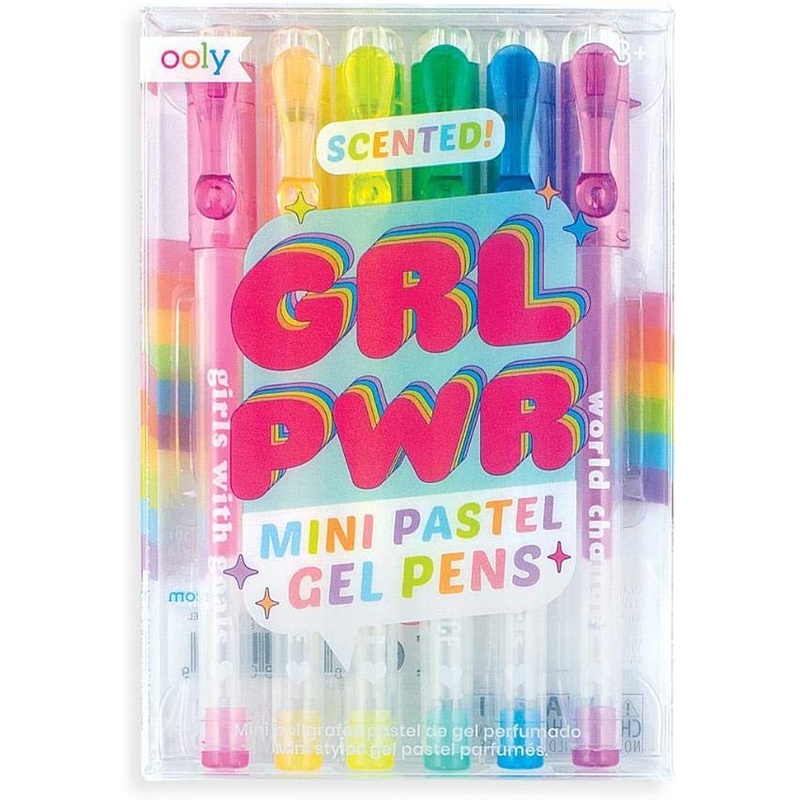Ooly Grl Pwr Mini Pastel Gel Pens – Set of 6