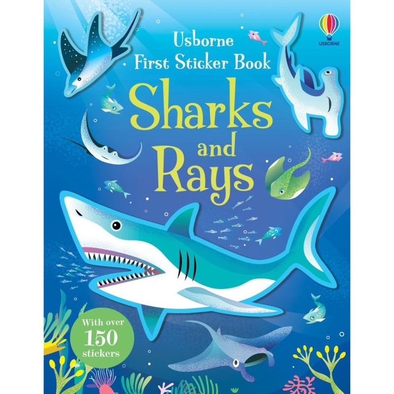 Usborne: First Sticker Book – Sharks and Rays – 3yrs+