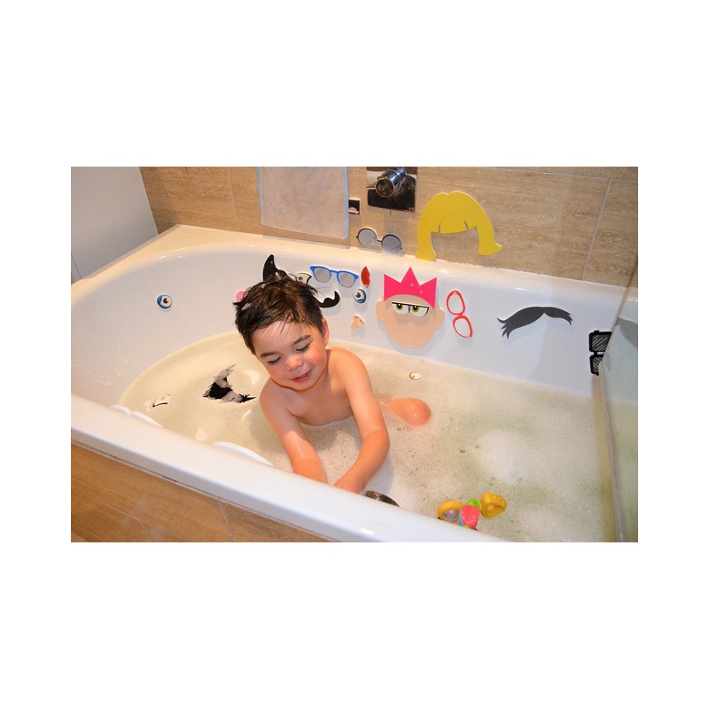 Bright Child Funny Face Bath Stickers