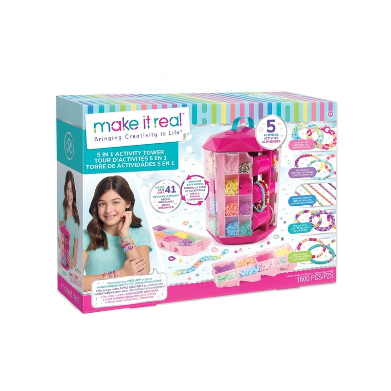 Make It Real 5 in 1 Activity Tower Wide Box