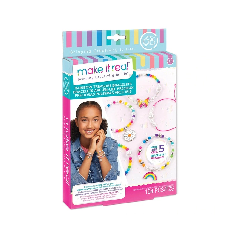 Make It Real Rainbow Treasure Bracelets