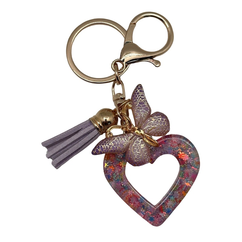 Sparkle Keyring Heart