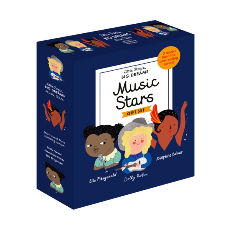 Little People, BIG DREAMS: Music Stars – Box Set of 3