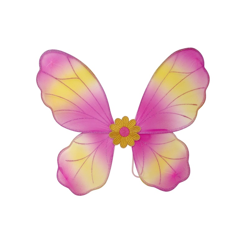 Pink Poppy Unicorn Fairy Wings