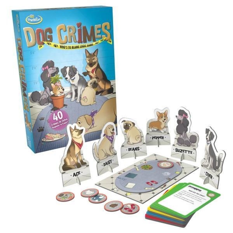 Dog Crimes Logic Game by ThinkFun