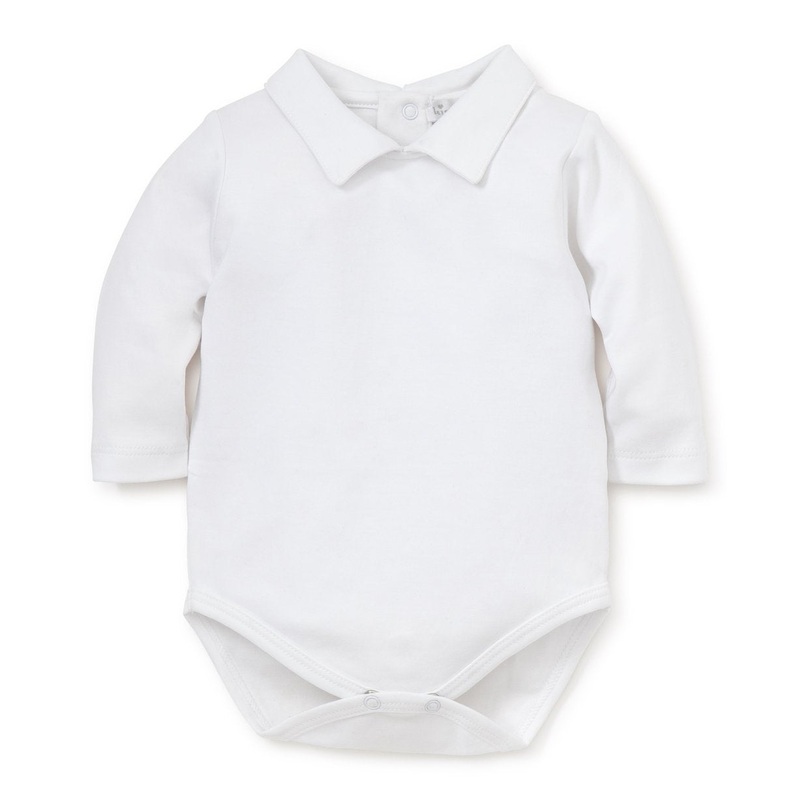 Long Sleeve Onesie, Pointed Collar