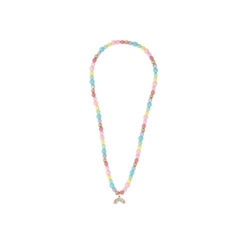 Pink Poppy Necklace Smile Be Happy Rainbow