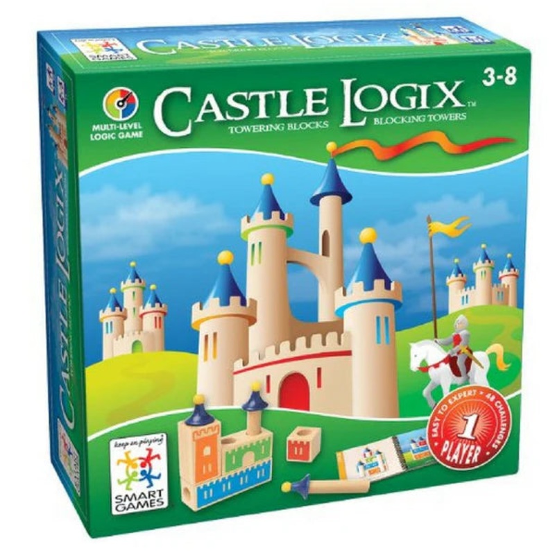 Smart Games: Castle Logix – 3D Wooden Puzzle Game – 3 – 8yrs