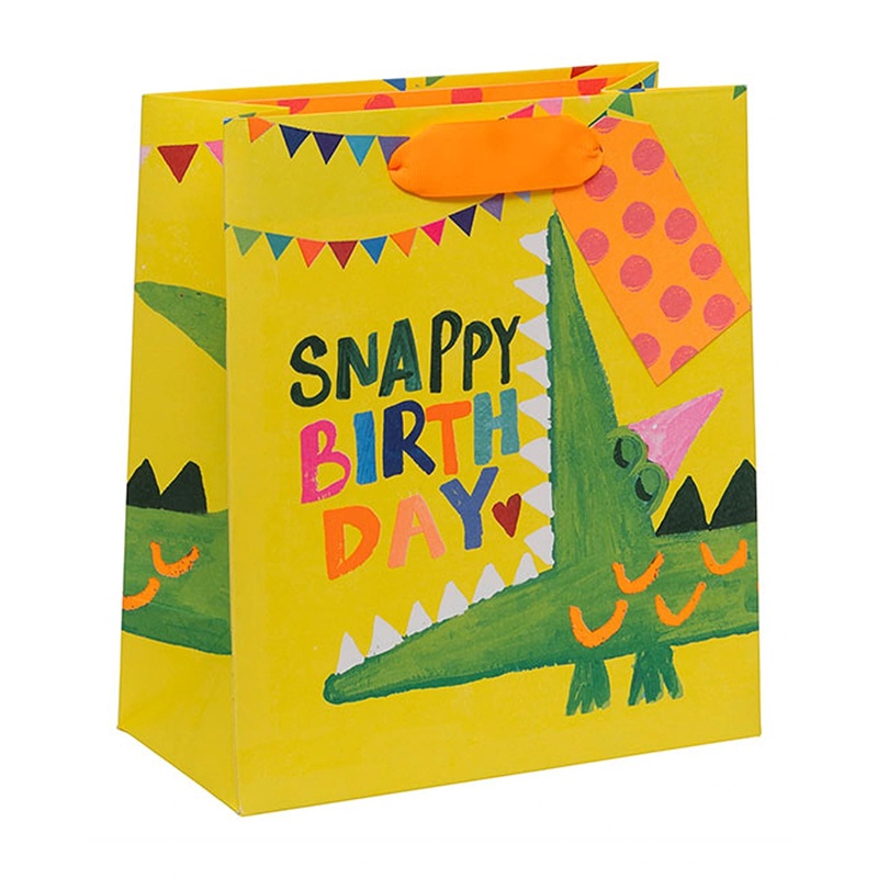 Waterlyn Glick Gift Bag Medium Snappy Birthday Collection