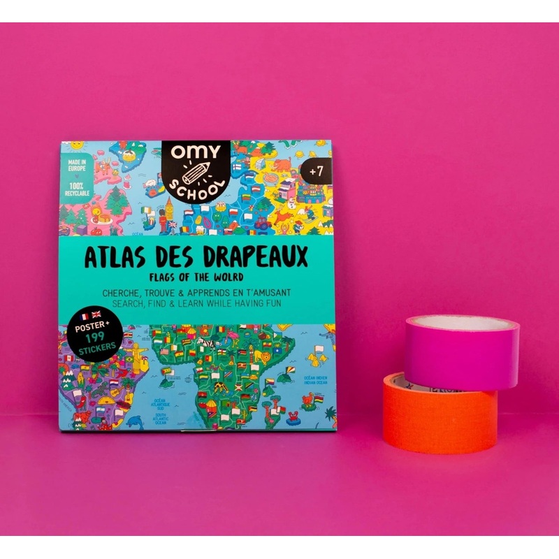 Flags of the World Poster OMY School