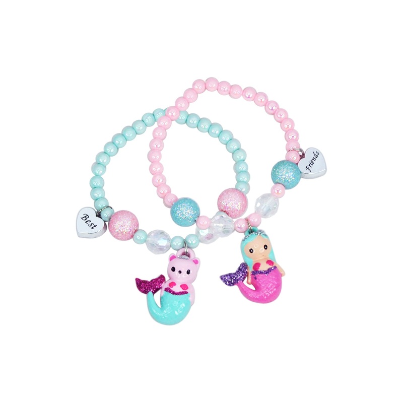 Pink Poppy Bracelet Mermaid Best Friends
