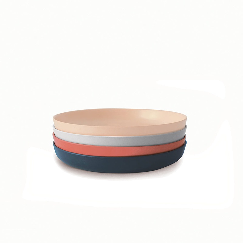 Bamboo Plate Set SCANDI | Blush, Cloud, Storm, Terracotta