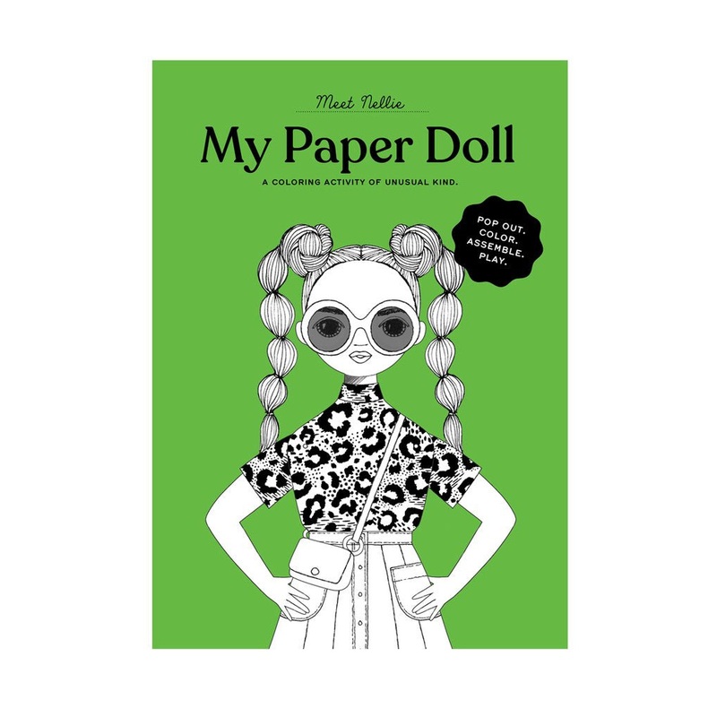 Coloring Paper Doll Kit Nellie