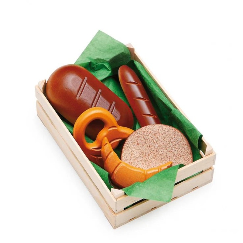 Erzi Assorted Wooden Baked Goods for Pretend Play