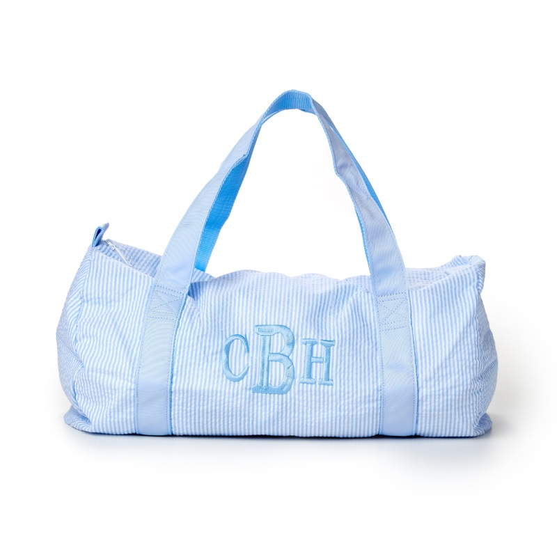 Seersucker Duffle Bag