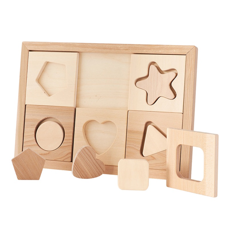 Wooden Sorting Puzzle – Geometrica