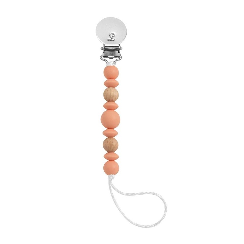 LouLou LOLLIPOP Luna Pacifier Clip (Coral)